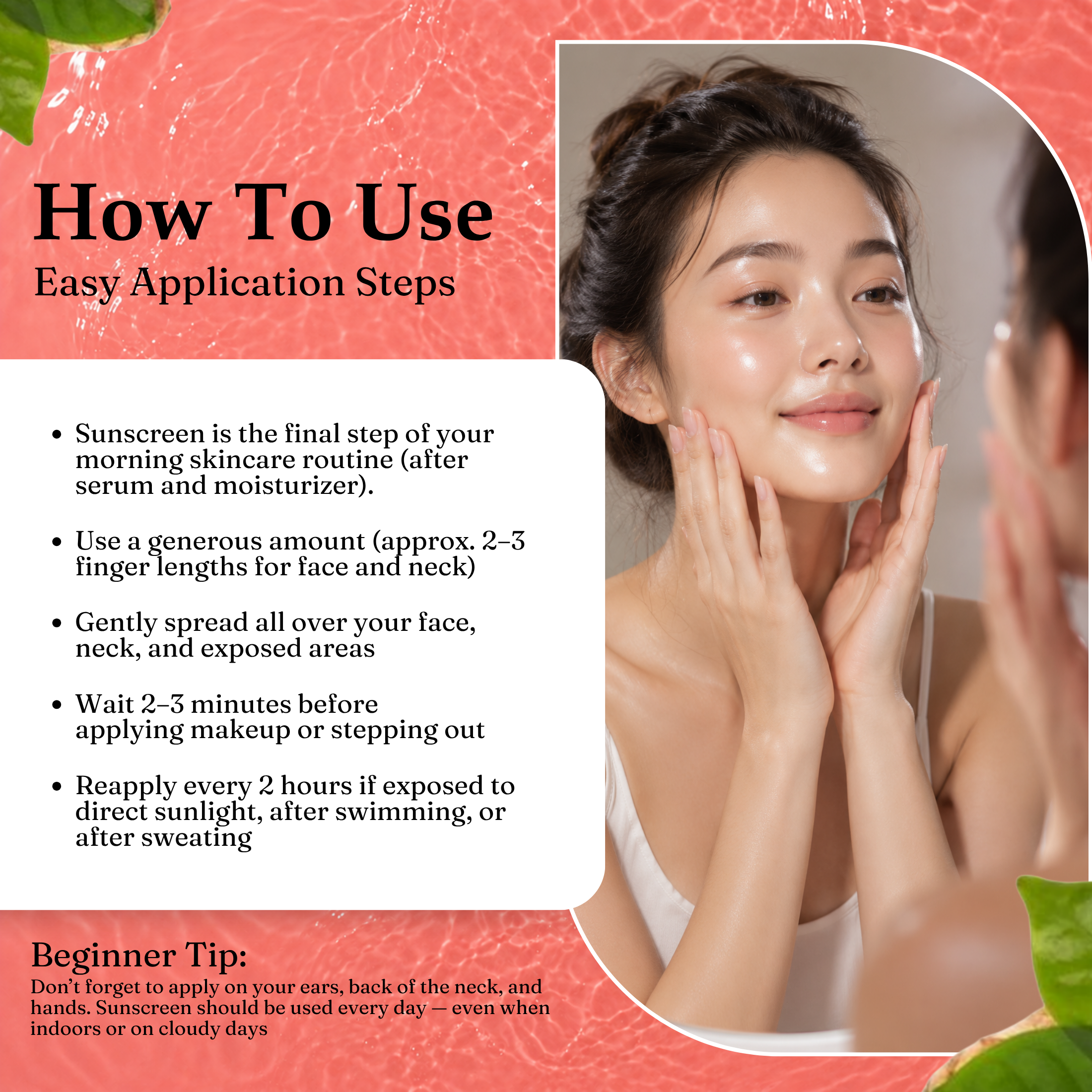 Watermelon Splash Sunscreen Aqua Gel - Image 5